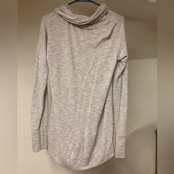 Athleta Long Gray Sweatshirt with Drawstrings - Women’s Small - Picture 2 of 2